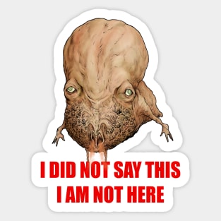 Dune 3rd Stage Guild Navigator Sticker